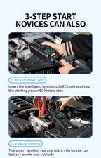 3 in 1 Car Battery Jumper Starter