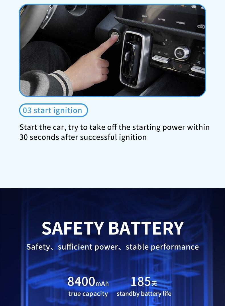 3 in 1 Car Battery Jumper Starter